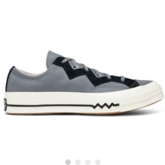 Converse chevron leather low shoes New 8 - Picture 2 of 5